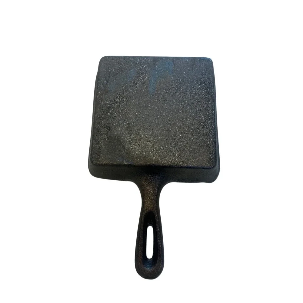 Vintage  cast‎ iron Square Mini Skillet Pan Single Serving Cornbread Dessert